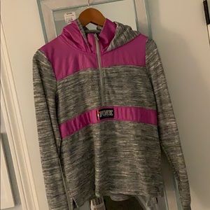 Like new worn once pink/purple and grey hoodie
